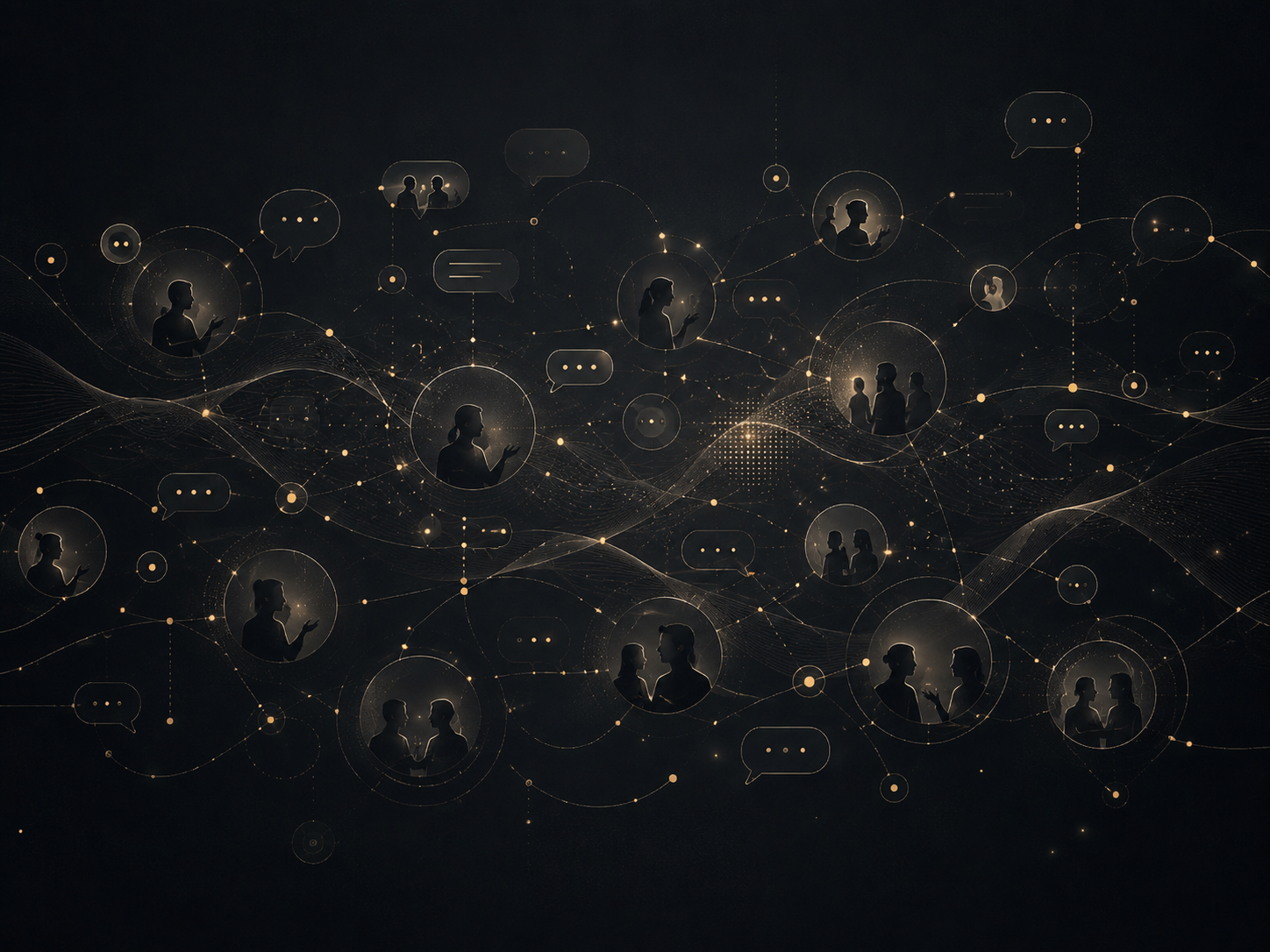 Ongoing conversations and participation across connected communities.