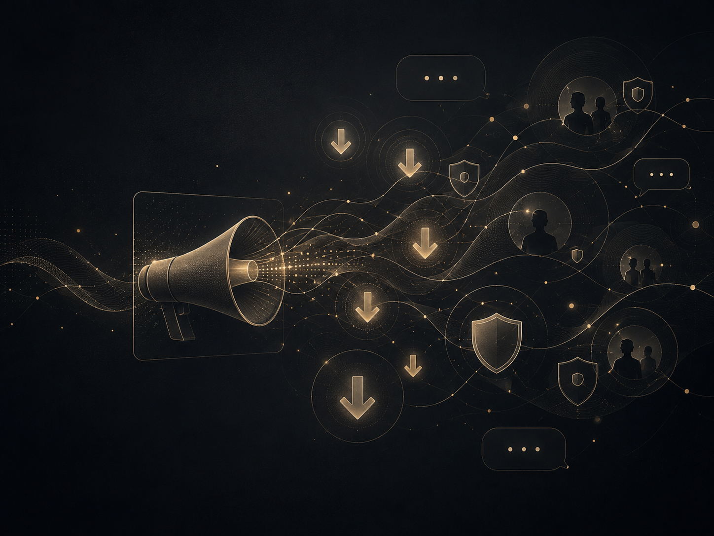 Promotional broadcasting being rejected and moderated by online communities.